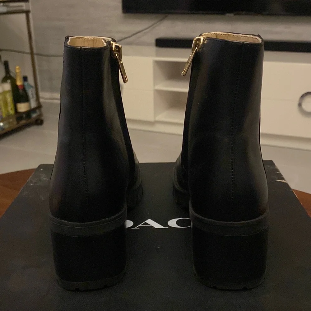 NEW‼️ COACH Women's Chrissy Leather Boot - Picture 4 of 11